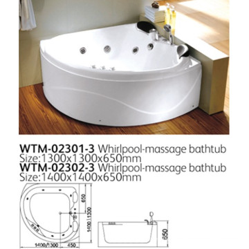 Baignoire Jacuzzy Baignoire hydraulique de massage